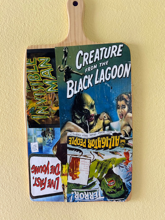 Monster movie sign