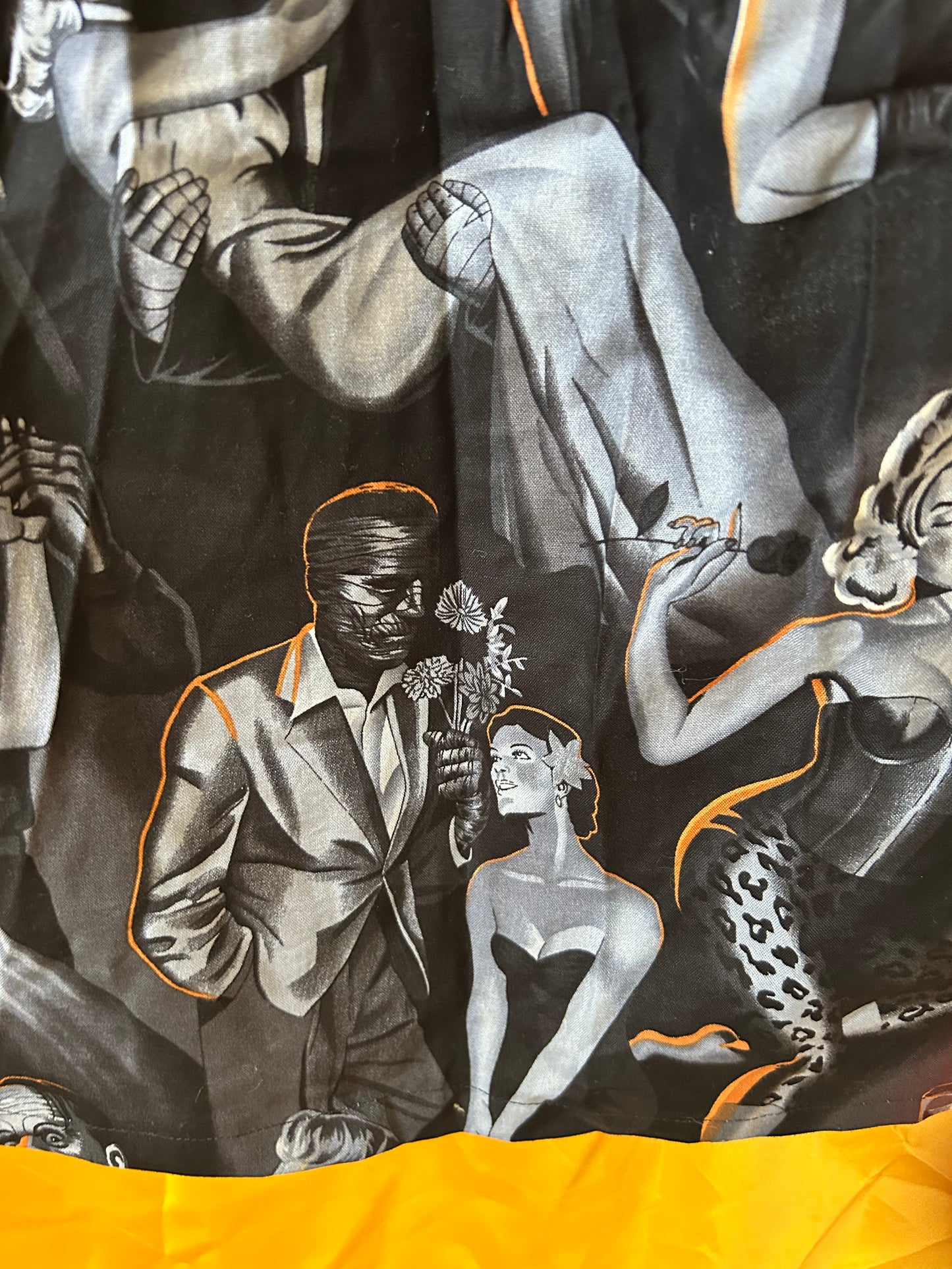 Retro Monster Pin up skirt