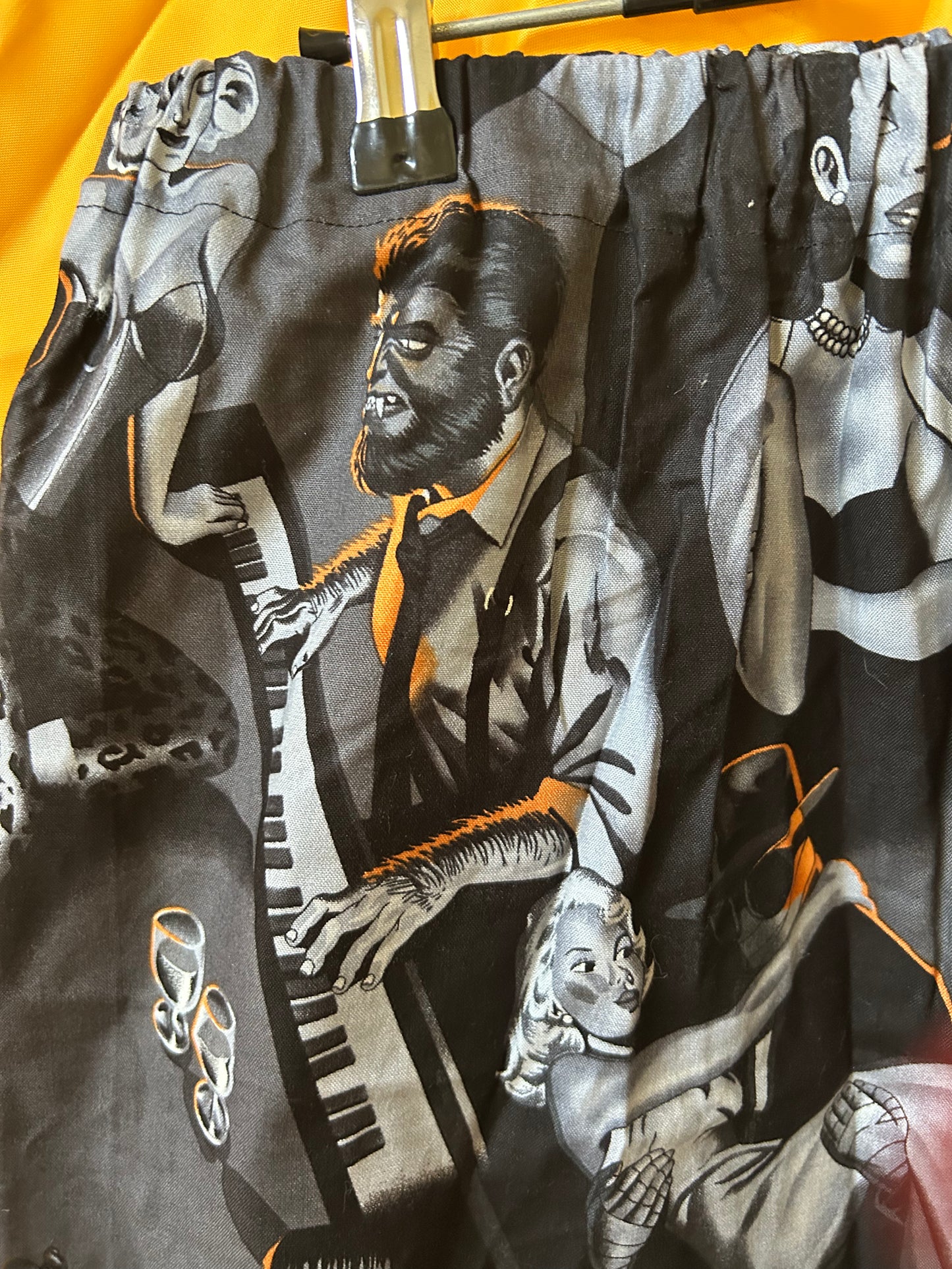 Retro Monster Pin up skirt