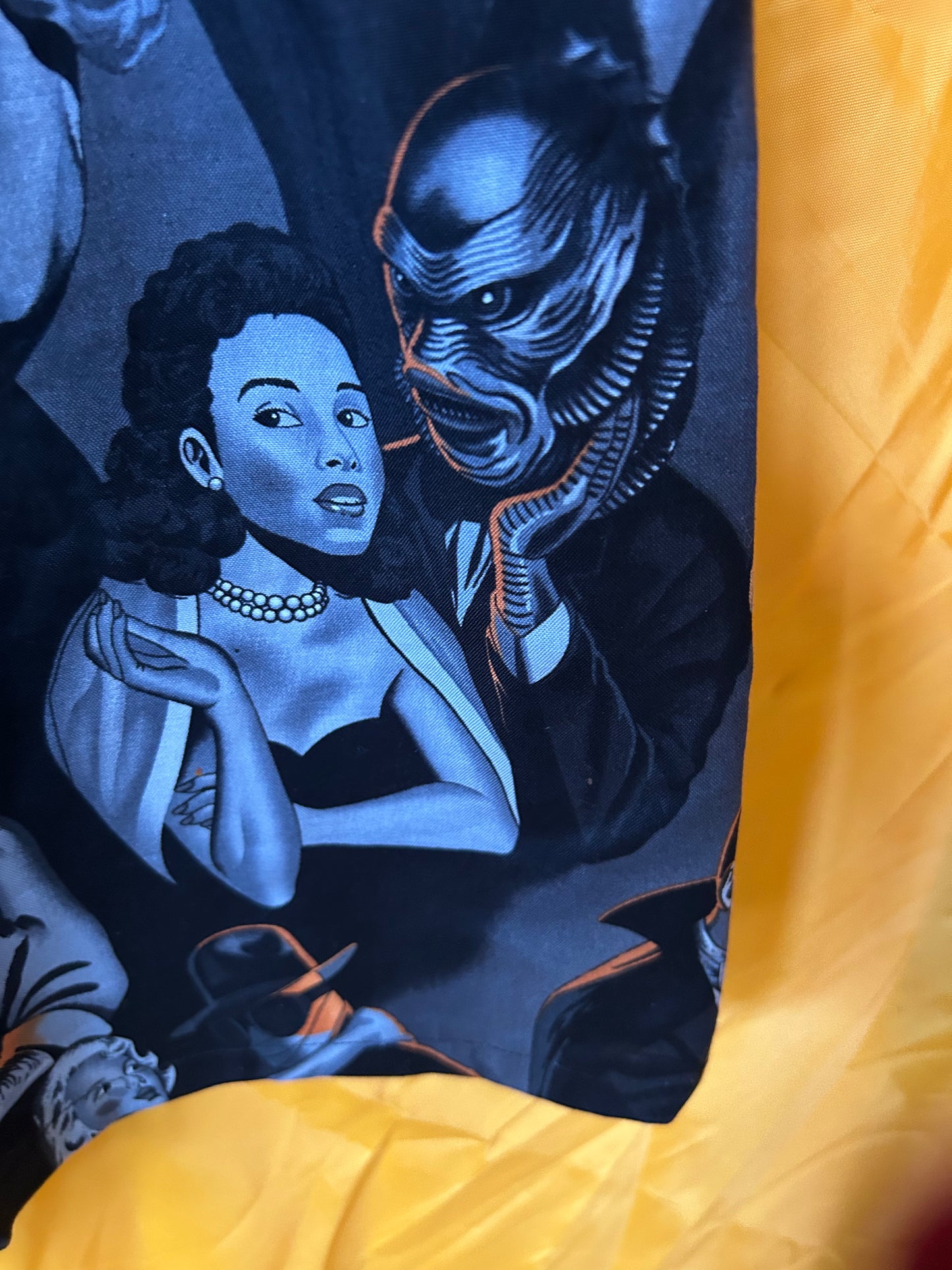 Retro Monster Pin up skirt